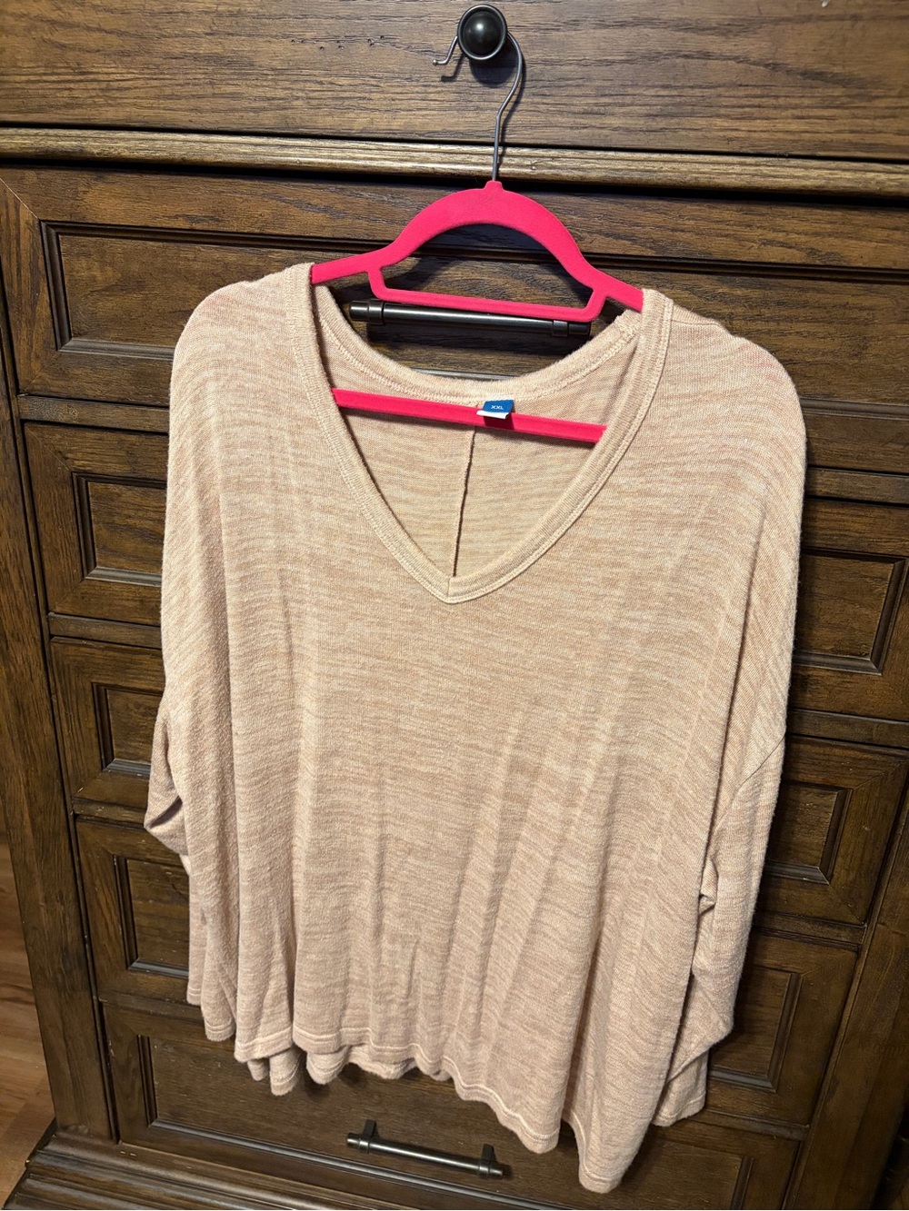 Old Navy Lightweight V-Neck Long Sleeve Top - Tan